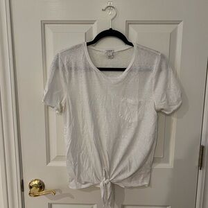 J. Crew Classic White Tee